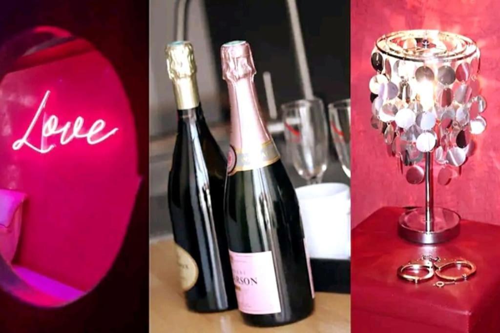 Appartement Balneo Et Sauna Prives The Red Room موجيو المظهر الخارجي الصورة