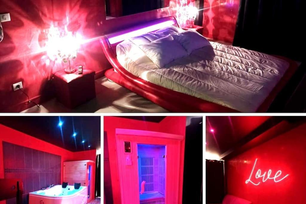 Appartement Balneo Et Sauna Prives The Red Room موجيو المظهر الخارجي الصورة
